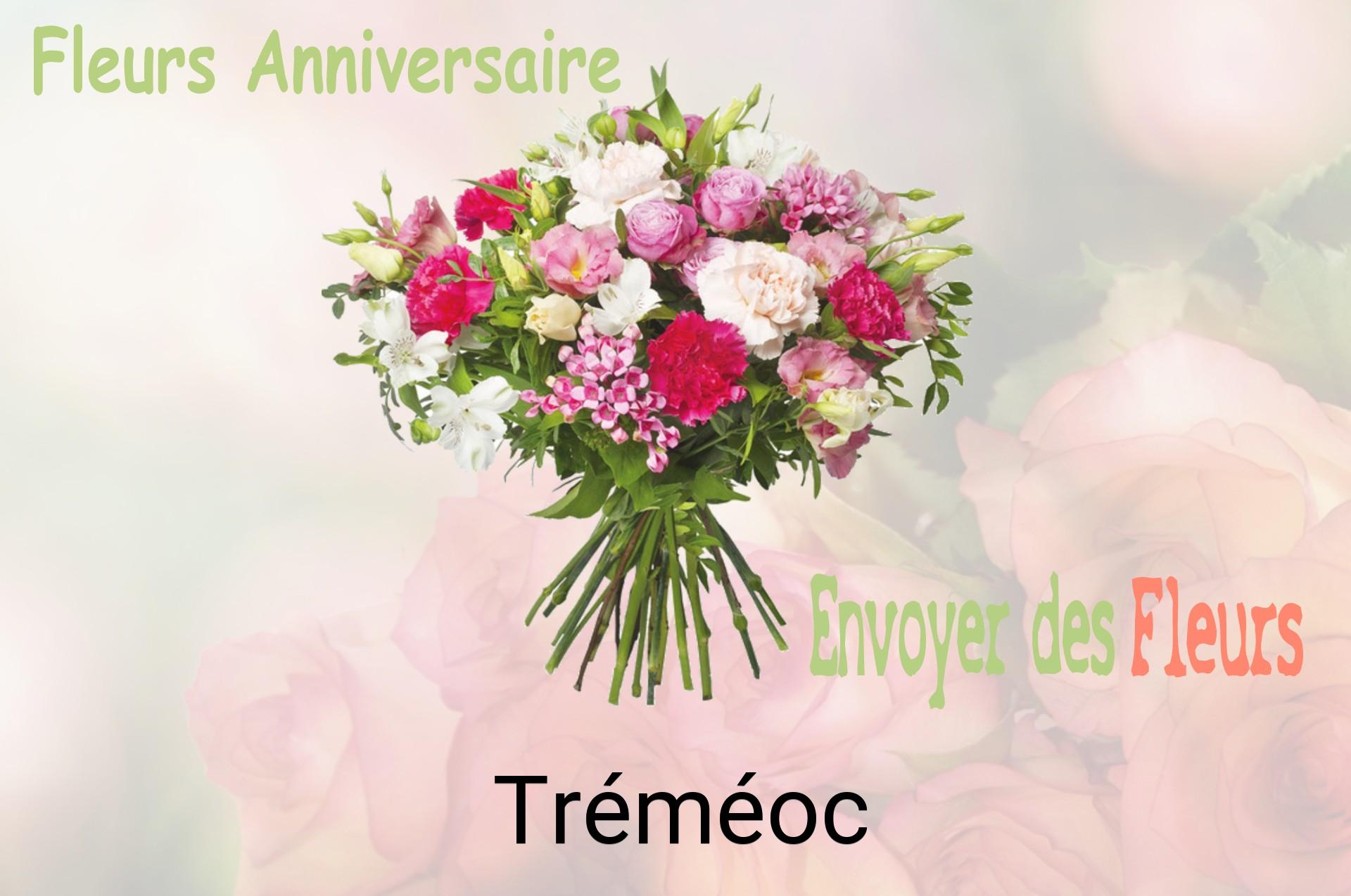 Bouquet de fleurs d’anniversaire livré à Tréméoc